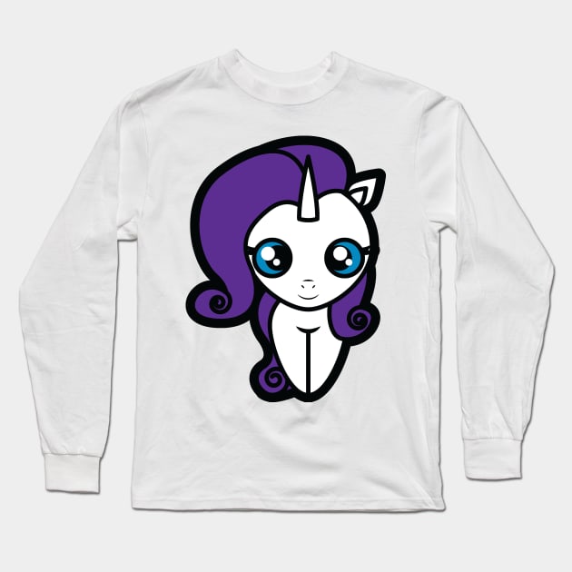 Rarity Tooniefied Long Sleeve T-Shirt by Tooniefied